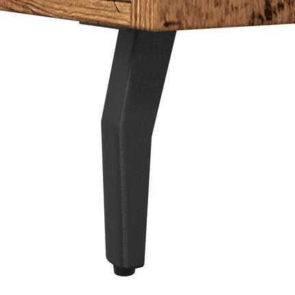 Skänk gammalt trä 100x36x60 cm konstruerat trä