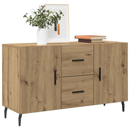 Skänk ek 100x36x60 cm konstruerat trä
