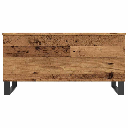 Soffbord åldrat trä 90x44,5x45 cm konstruerat trä