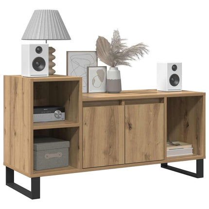 Tv-bänk artisan ek 100x35x55 cm konstruerat trä