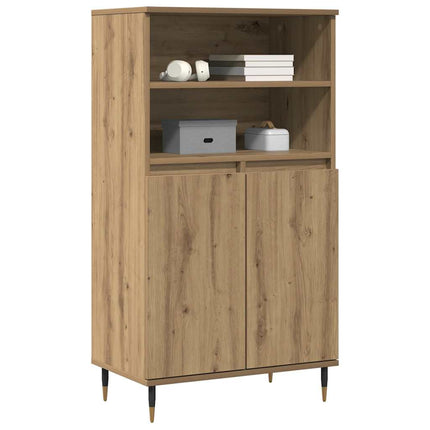 Högskåp ek 60x36x110 cm konstruerat trä