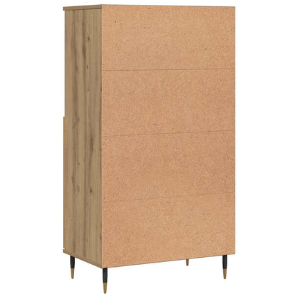 Högskåp ek 60x36x110 cm konstruerat trä