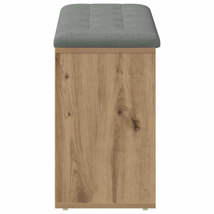 Skobänk hantverksmässig ek 102x32x50 cm konstruerat trä