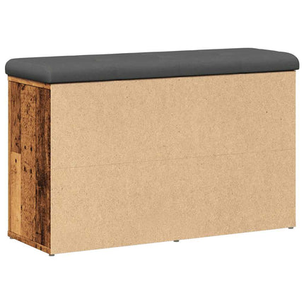 Skobänk gammalt trä 82x32x50 cm konstruerat trä