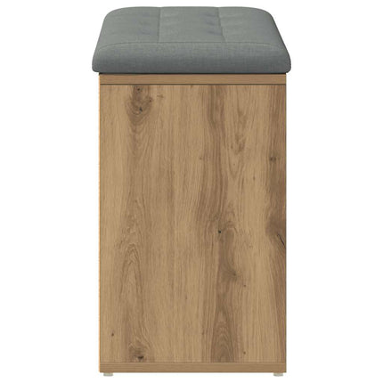 Skobänk hantverksmässig ek 82x32x50 cm konstruerat trä