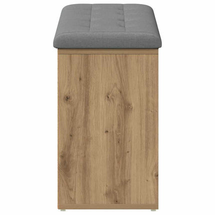 Skobänk hantverksmässig ek 102x32x50 cm konstruerat trä