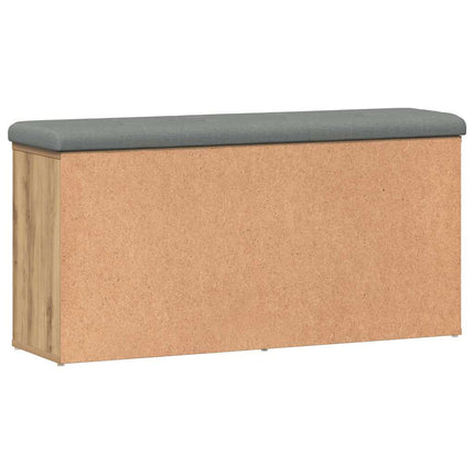 Skobänk hantverksmässig ek 102x32x50 cm konstruerat trä