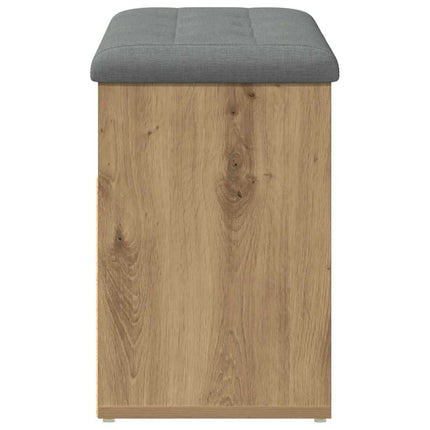 Skobänk hantverksmässig ek 82x32x45,5 cm konstruerat trä