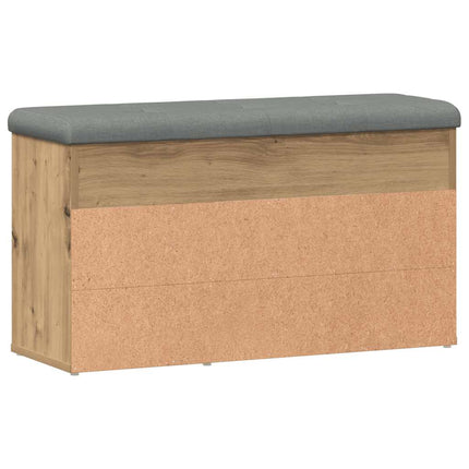 Skobänk hantverksmässig ek 82x32x45,5 cm konstruerat trä
