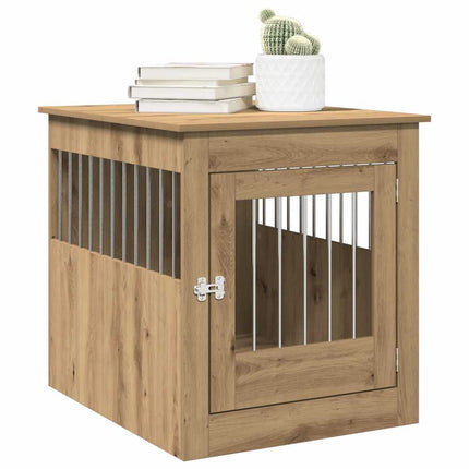 Hundbur artisan ek 64,5x80x71 cm konstruerat trä