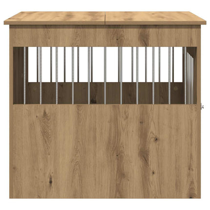 Hundbur artisan ek 64,5x80x71 cm konstruerat trä