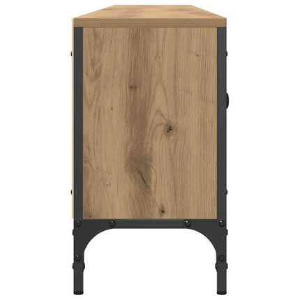 Tv-bänk med låda artisan ek 200x25x44 cm konstruerat trä