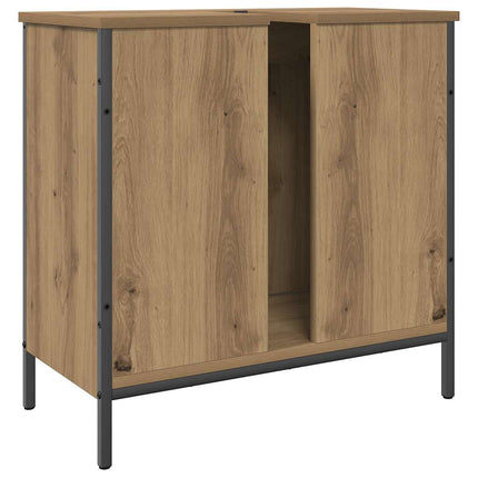 Tvättställsskåp ek 60x30x60 cm konstruerat trä