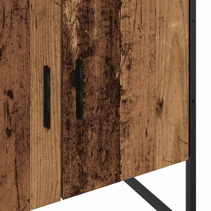 Tvättställsskåp gammalt trä 60x33x60 cm konstruerat trä
