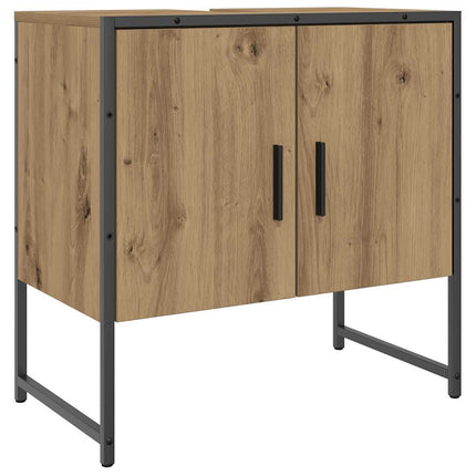 Tvättställsskåp artisan ek 60x33x60 cm konstruerat trä