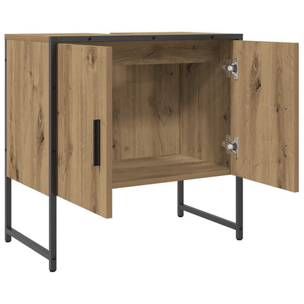 Tvättställsskåp artisan ek 60x33x60 cm konstruerat trä