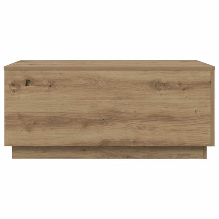 Soffbord med LED ek 90x50x40 cm