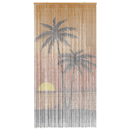 Insektsdörrgardin palmtryck 100x200 cm bambu