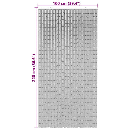 Insektsdörrgardin palmtryck 100x220 cm bambu