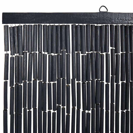 Insektsdörrgardin mörkgrå 56x185 cm bambu