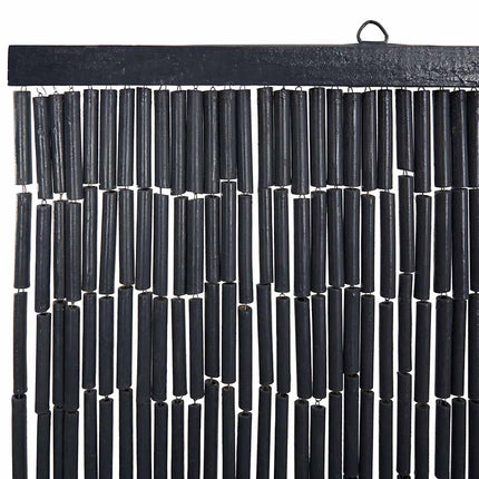 Insektsdörrgardin mörkgrå 90x220 cm bambu