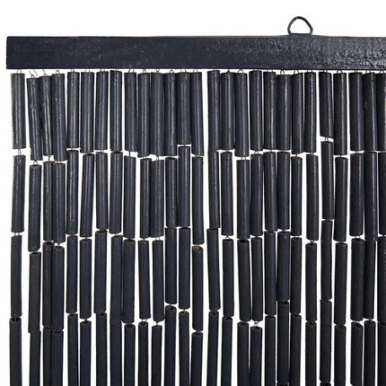 Insektsgardin mörkgrå 100x200 cm bambu