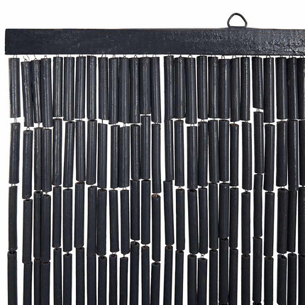 Insektsdörrgardin mörkgrå 120x220 cm bambu
