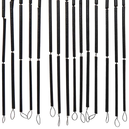 Insektsdörrgardin mörkgrå 120x220 cm bambu