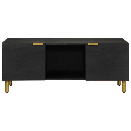 Soffbord svart 100x54x40 cm konstruerat trä