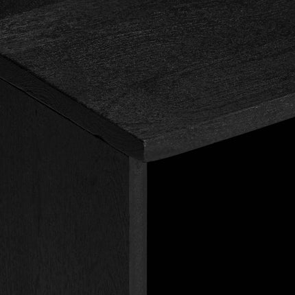 Tv-bänk svart 100x33x46 cm konstruerat trä