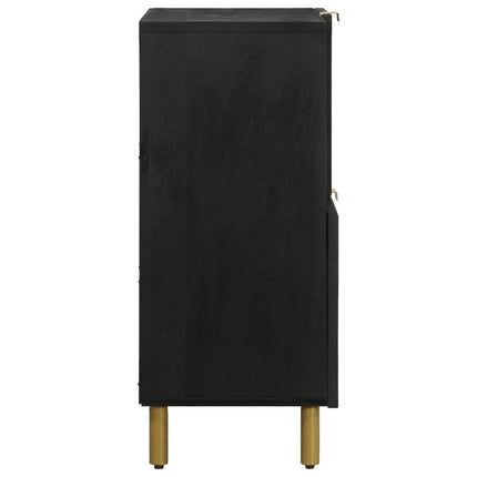 Skänk svart 80x33x75 cm konstruerat trä