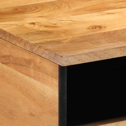Kaffeebord Brun 80 x 54 x 40 cm Massivt Akaciaträ
