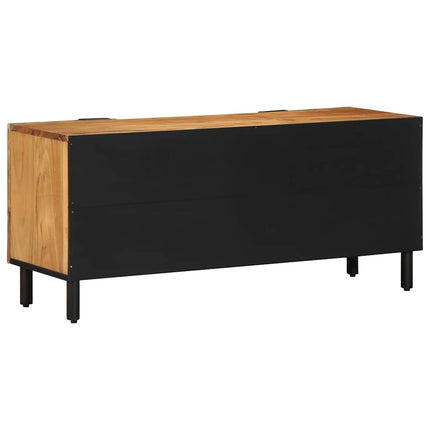 TV-skåp med låda Brun 105 x 33 x 46 cm Massivt mangoträ