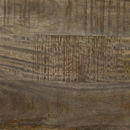 Sängbord ljusgrått 50x33x60 cm massivt trä mango