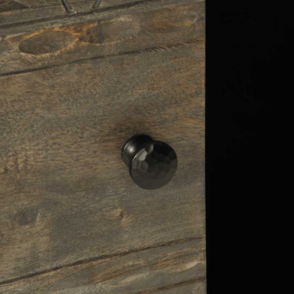 Soffbord Ljusgrått 100X54X40 Cm Mango Massivt Trä