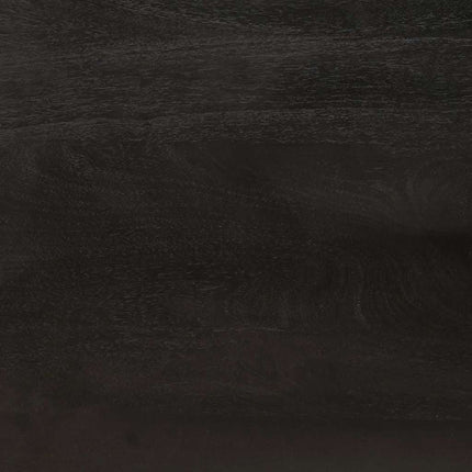 Sideboard Svart och Guld 60 x 33 x 75 cm Massivt mangoträ