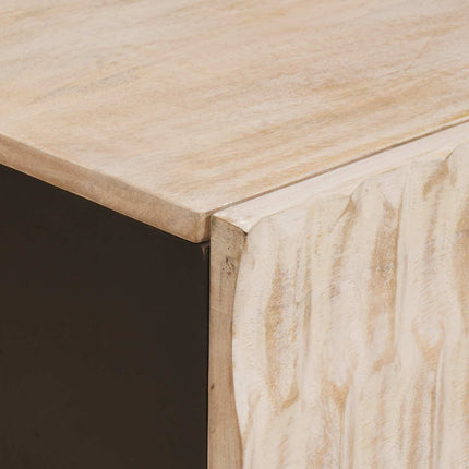 Kaffeebord Vit 100 x 54 x 40 cm Massivt mangoträ