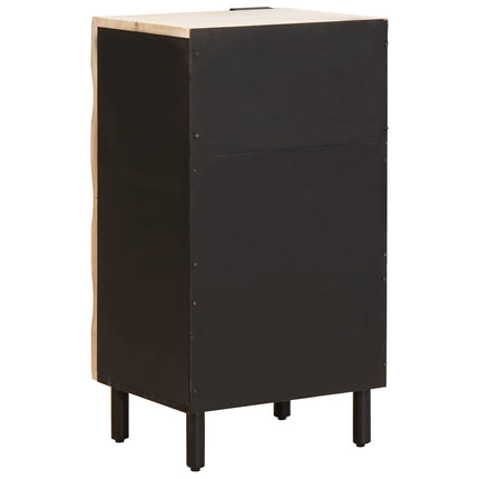 Sideboard Vit Tvätt Finish 40 x 33 x 75 cm Massivt mangoträ