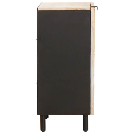 Sideboard Vit Tvätt Finish 40 x 33 x 75 cm Massivt mangoträ