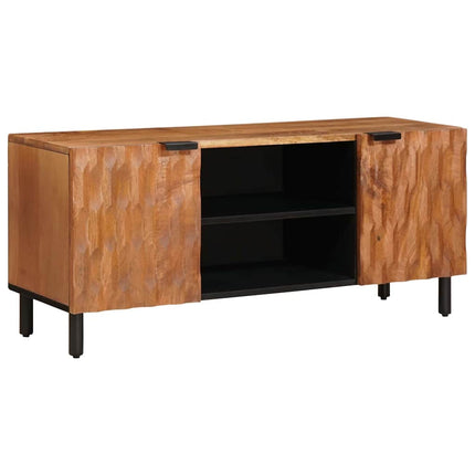 TV-skåp Acacia Brun Finish 105 x 33 x 46 cm Massivt mangoträ