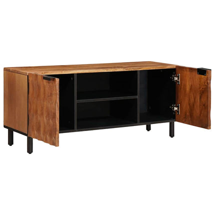 TV-skåp Acacia Brun Finish 105 x 33 x 46 cm Massivt mangoträ