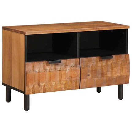 TV-skåp Acacia Brun Finish 70 x 33 x 46 cm Massivt mangoträ