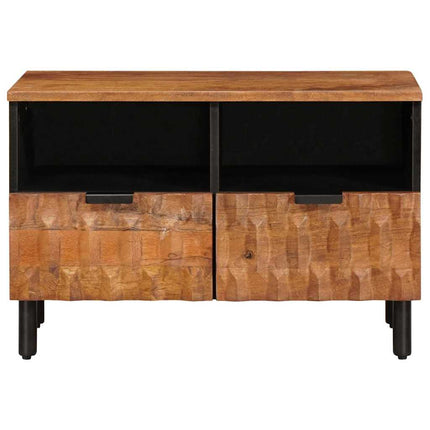TV-skåp Acacia Brun Finish 70 x 33 x 46 cm Massivt mangoträ