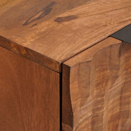 Sideboard Acacia Brun Finish 60 x 33 x 75 cm Massivt mangoträ