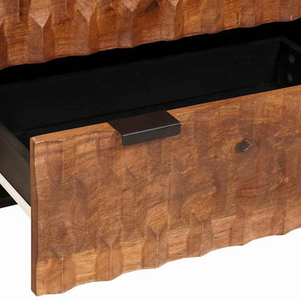 Sideboard Acacia Brun Finish 60 x 33 x 75 cm Massivt mangoträ