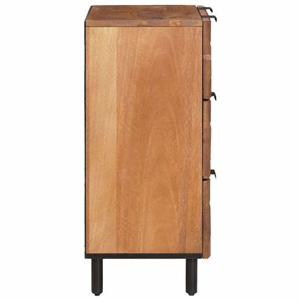 Sideboard Acacia Brun Finish 60 x 33 x 75 cm Massivt mangoträ