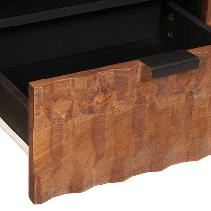 TV-skåp Acacia Brun Finish 105 x 33 x 46 cm Massivt mangoträ