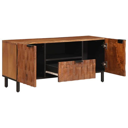 TV-skåp Acacia Brun Finish 105 x 33 x 46 cm Massivt mangoträ