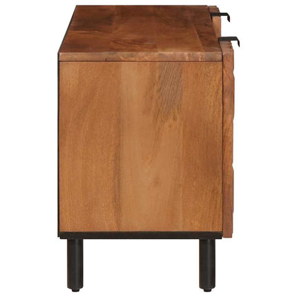 TV-skåp Acacia Brun Finish 105 x 33 x 46 cm Massivt mangoträ