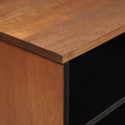 TV-skåp Acacia Brun Finish 80 x 33 x 46 cm Massivt mangoträ